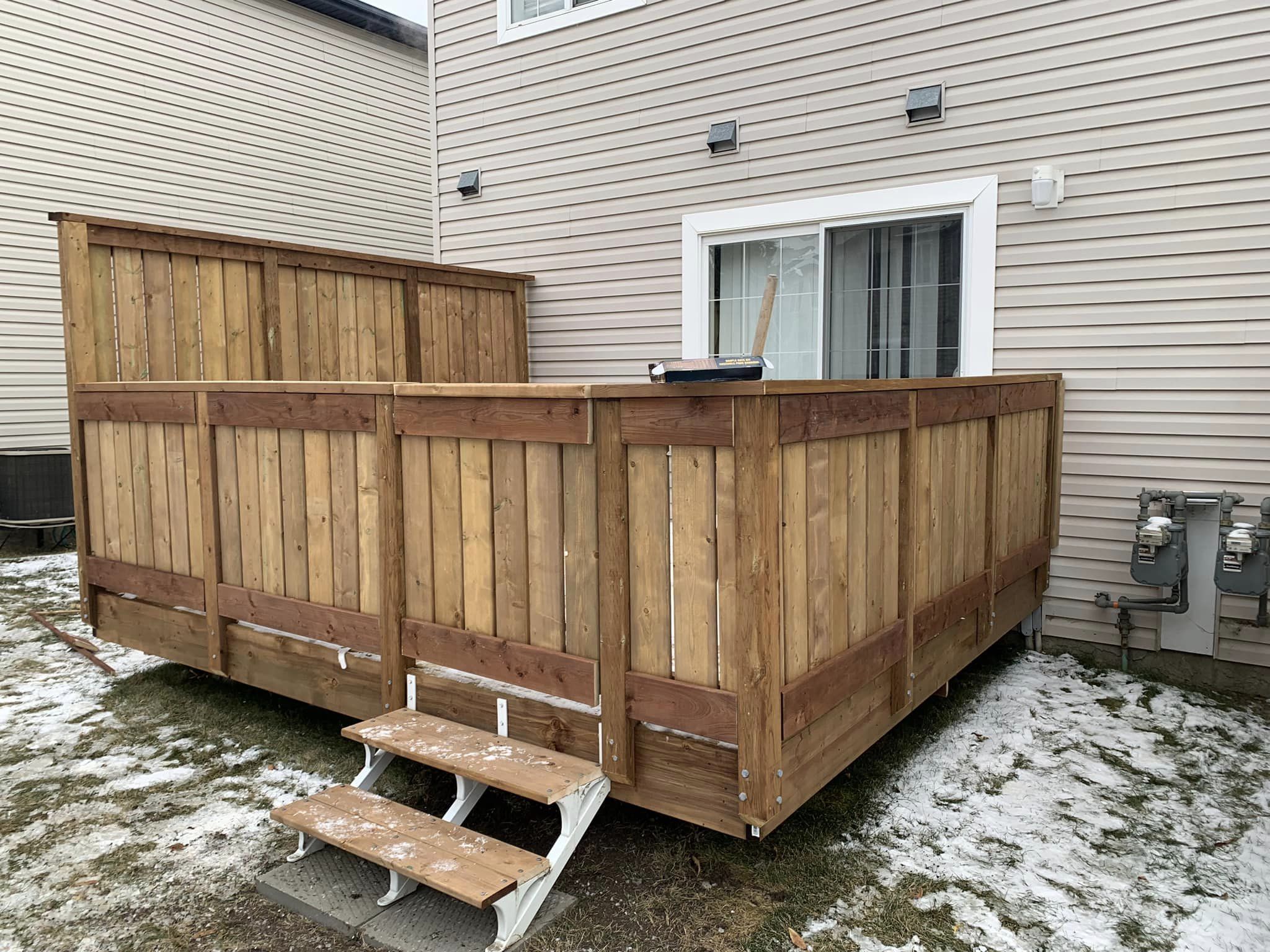 Decks renovation work