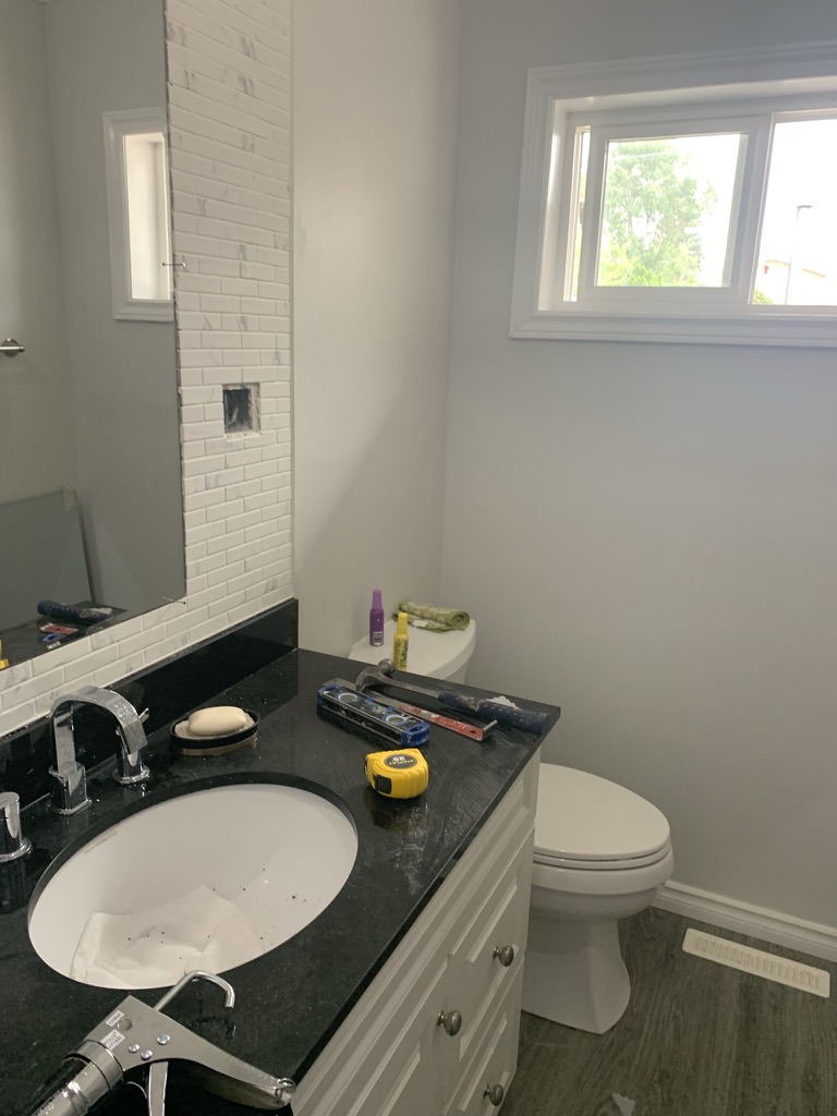 Bathrooms renovation work