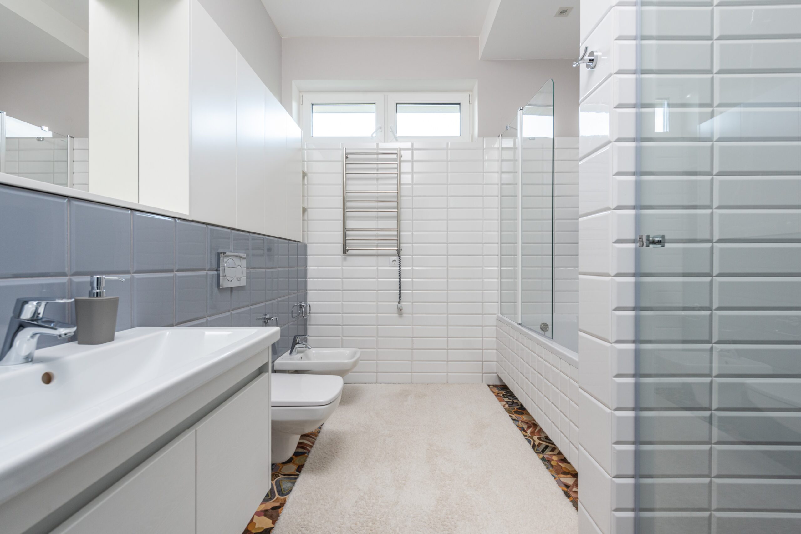 Finished modern home interior